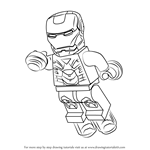 How to Draw Lego Iron Man