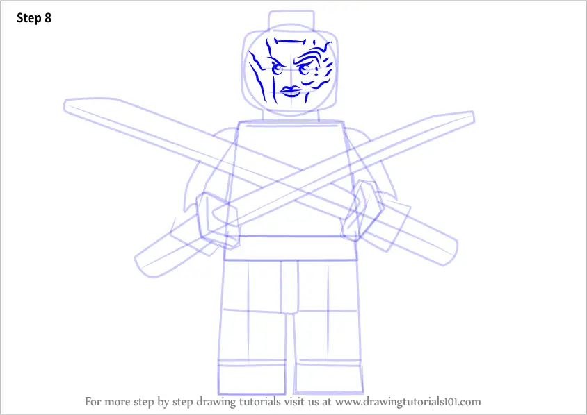 Step by Step How to Draw Lego Nebula : DrawingTutorials101.com