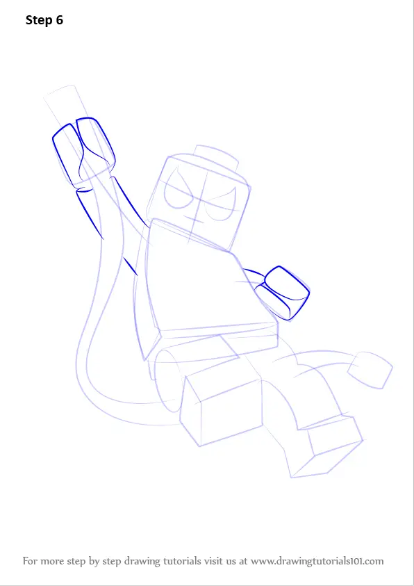 Learn How to Draw Lego SpiderMan (Lego) Step by Step Drawing Tutorials