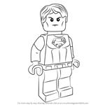 How to Draw Lego Superboy