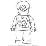 How to Draw Lego Wonder Man