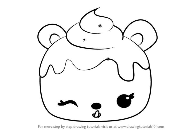 Learn How to Draw Mary Mulberry from Num Noms (Num Noms) Step by Step ...