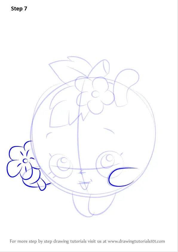 Learn How to Draw Apple Blossom from Shopkins (Shopkins) Step by Step
