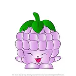 How to Draw Asbury Raspberry from Shopkins