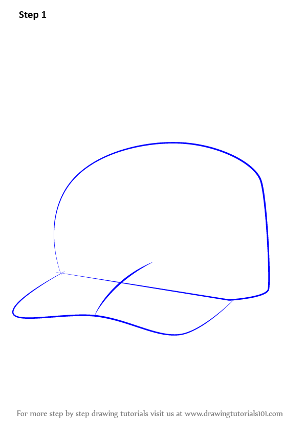 how to draw a baseball cap step by step  Drawing hats, Cap drawing,  Drawing tutorials for beginners