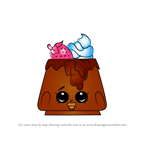 How to Draw Choco Lava from Shopkins
