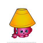 How to Draw Lana Lamp from Shopkins