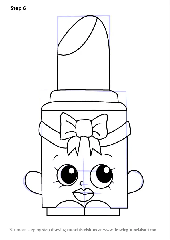 Learn How to Draw Lippo from Shopkins (Shopkins) Step by Step : Drawing ...