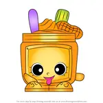 How to Draw Nutty Butter from Shopkins