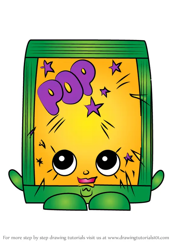 Learn How to Draw PopRock from Shopkins (Shopkins) Step by Step