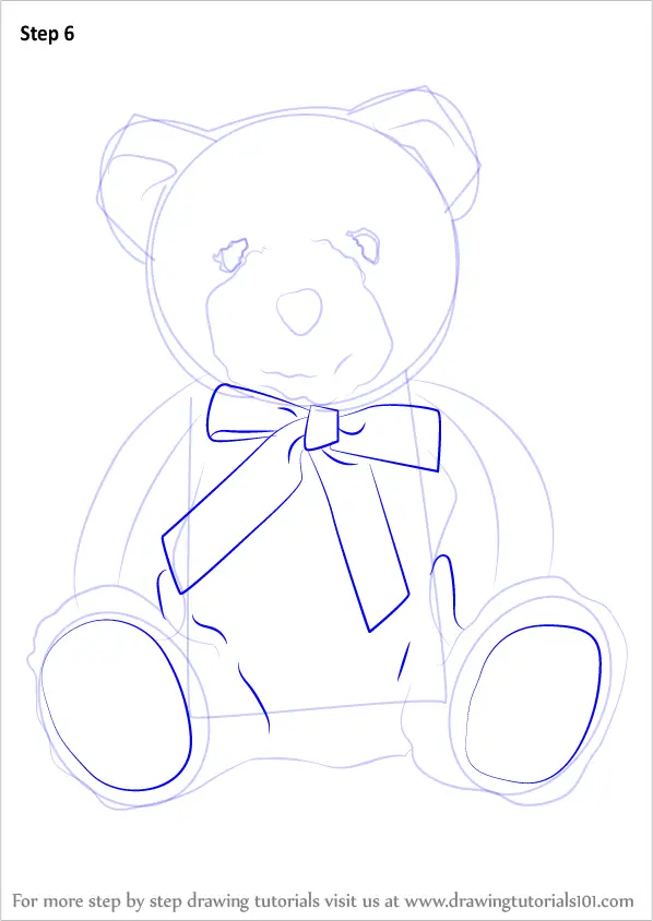 Learn How to Draw a Teddy Bear Soft Toys Step by Step Drawing Tutorials