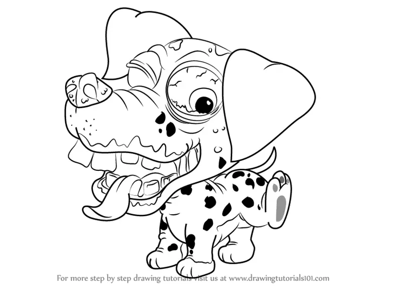 the dirty dog coloring pages