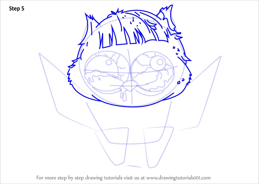 Learn How to Draw Foul Owl from The Ugglys Pet Shop (The Ugglys Pet