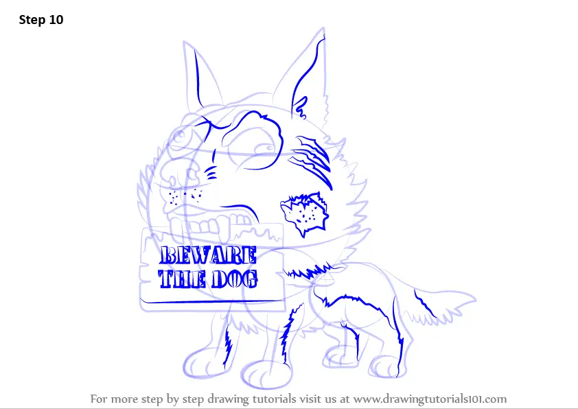 Learn How to Draw Germy Shepherd from The Ugglys Pet Shop (The Ugglys