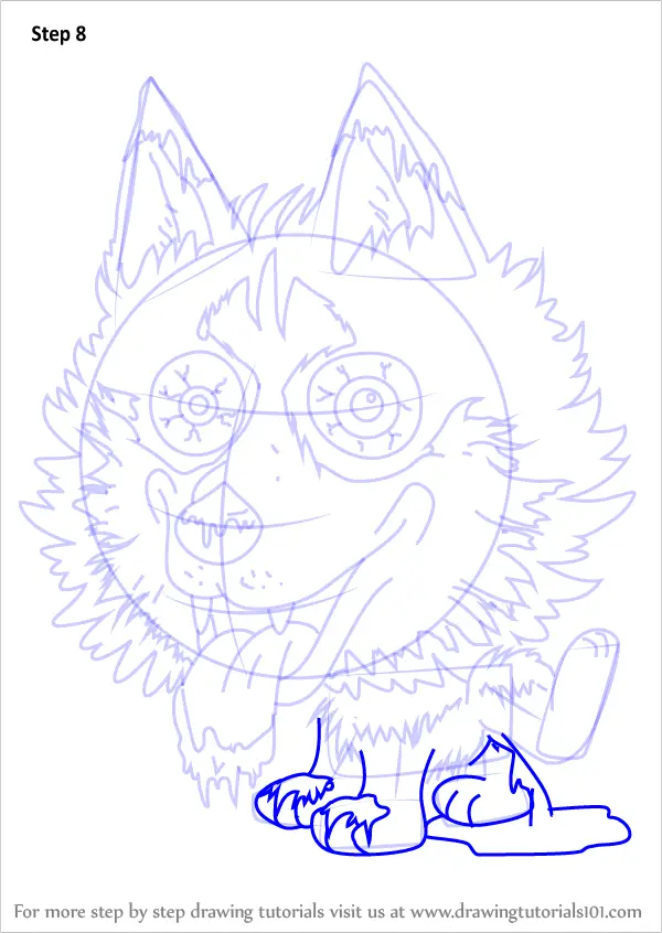 Learn How to Draw Hideous Husky from The Ugglys Pet Shop (The Ugglys