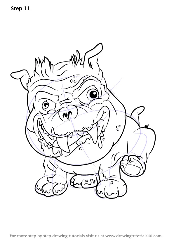 Learn How to Draw Pitiful Pit Bull from The Ugglys Pet Shop (The Ugglys