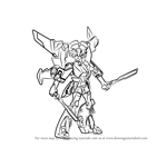How to Draw Windblade from Transformers