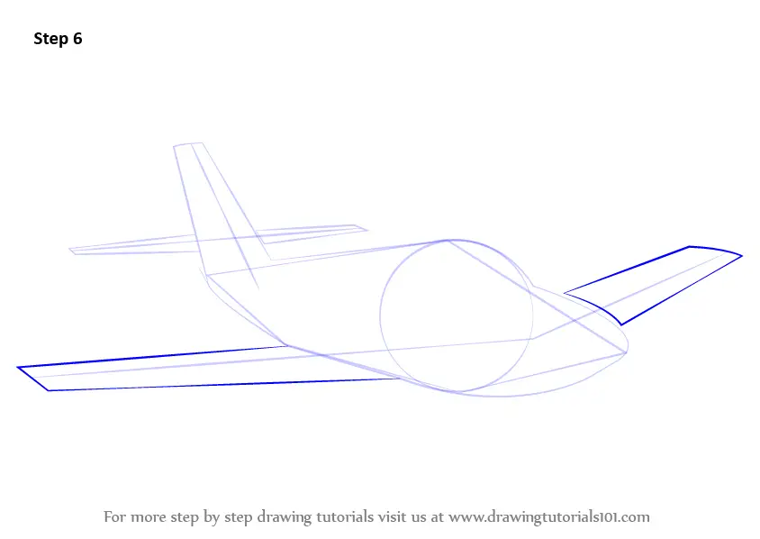 Как правильно нарисовать самолет