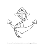 How to Draw a Boat anchor