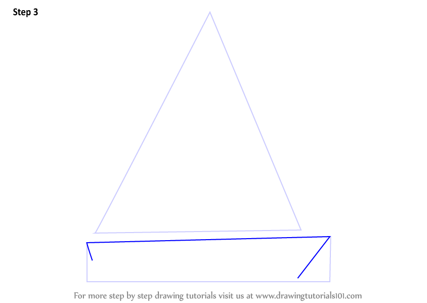 Step by Step How to Draw a Boat for Kids : DrawingTutorials101.com