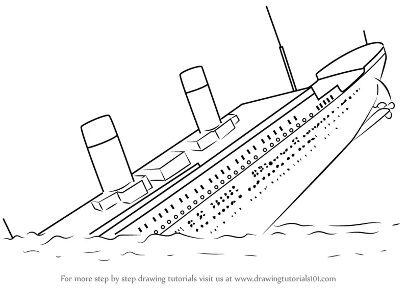 Top How To Draw Titanic Sinking Step By Step in the world Don t miss out 