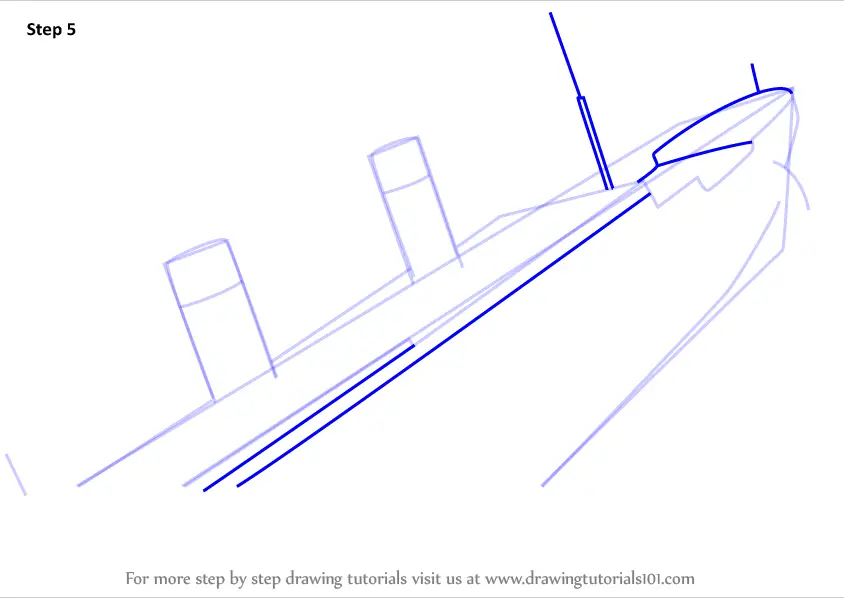 FREE! - How to Draw the Titanic Activity | Twinkl Drawing Resources