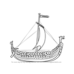 How to Draw a Viking Ship