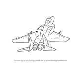 How to Draw Fighter Jet Aircraft