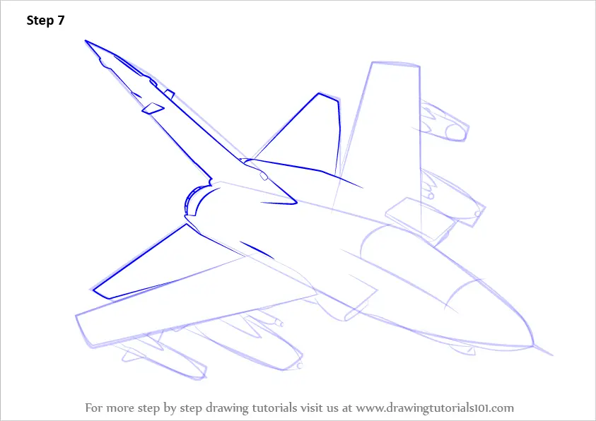 Download Step by Step How to Draw Panavia Tornado Aircraft RB199 ...