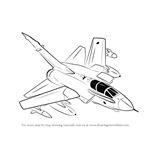 How to Draw Panavia Tornado Aircraft RB199 Jet