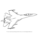 How to Draw Sukhoi SU-35