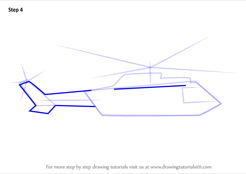 Learn How To Draw Military Helicopter Easy (Military) Step By Step ...