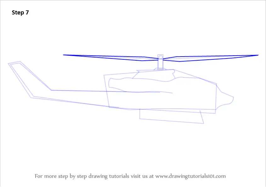 Learn How to Draw a Military Helicopter (Military) Step by Step ...