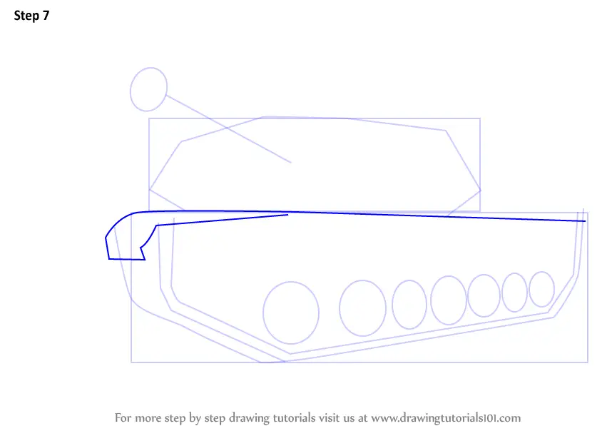 How to Draw a Simple Tank. 