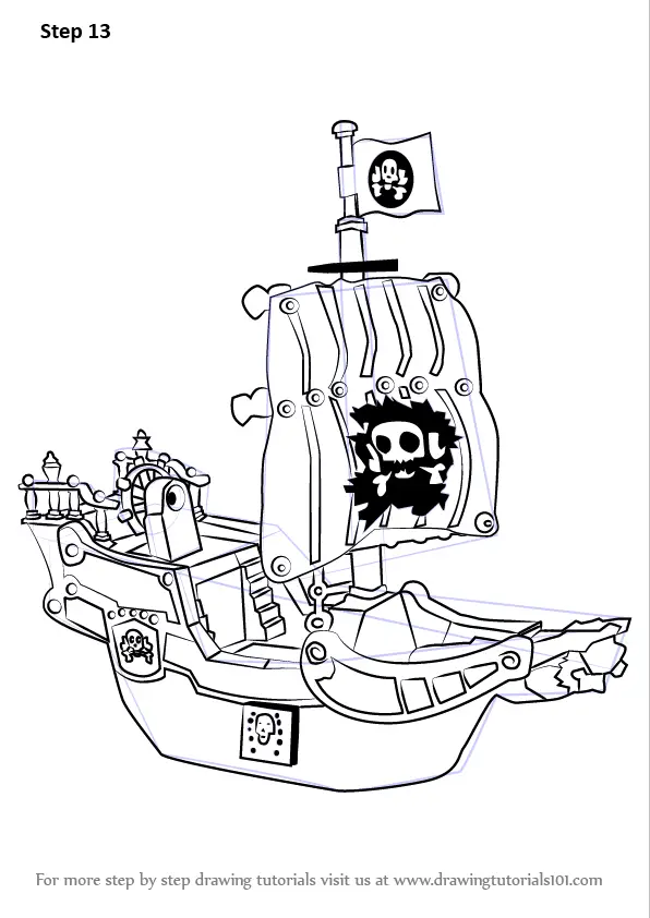 How to Draw Pirate Ships in 9 Steps  HowStuffWorks