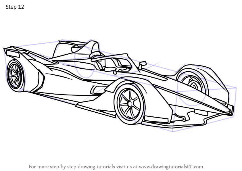 Download Learn How to Draw Formula E (Sports Cars) Step by Step ...