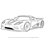 How to Draw Koenigsegg Agera R
