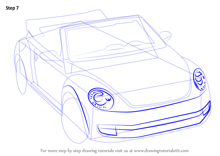 Download Learn How to Draw Volkswagen Beetle Convertible (Sports ...