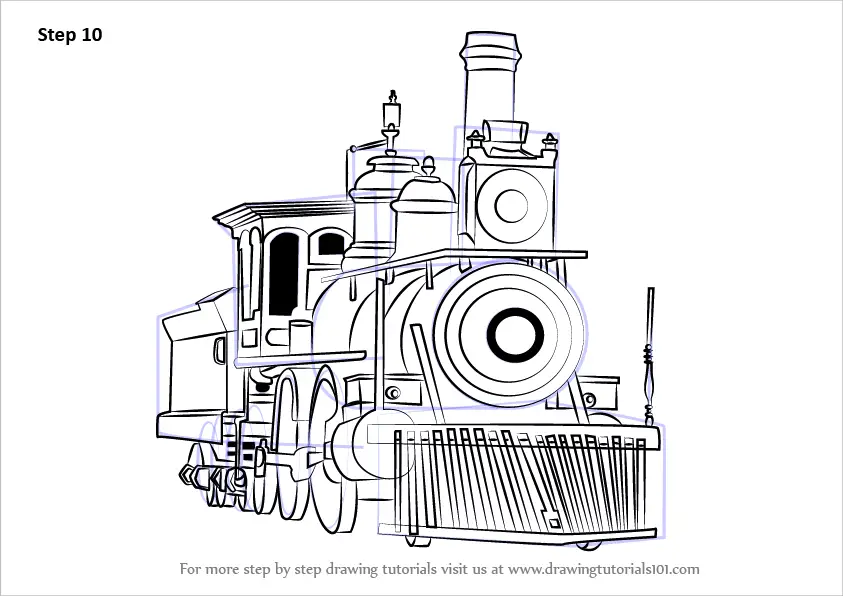 Learn How to Draw Steam (Trains) Step by Step Drawing