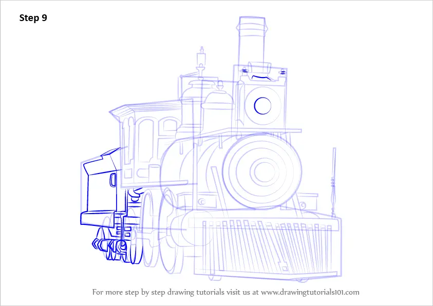 Learn How to Draw Steam (Trains) Step by Step Drawing