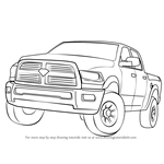 How to Draw a Ram Truck