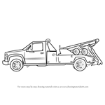How to Draw a Tow Truck