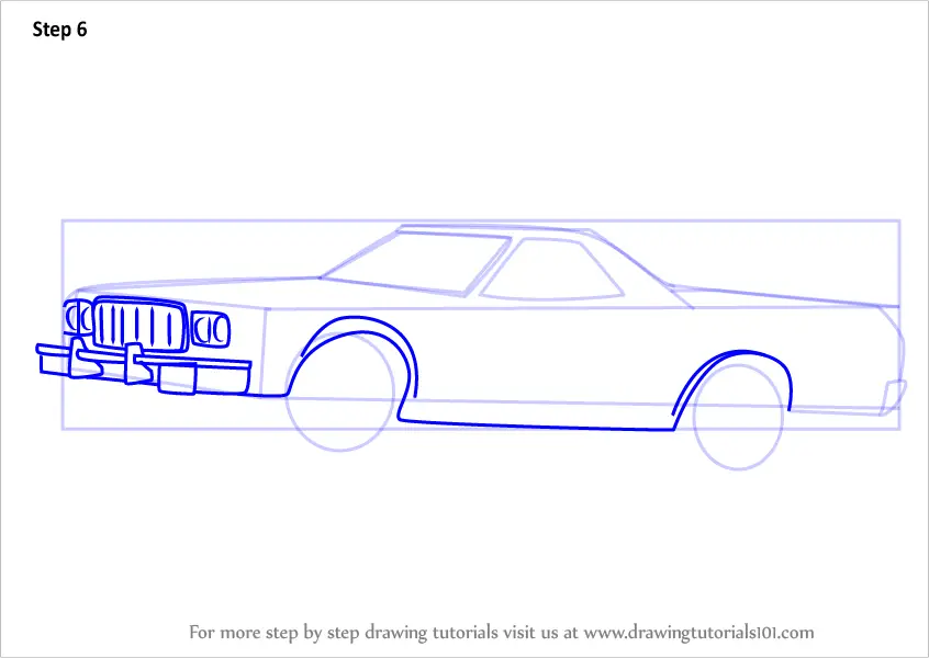 Learn How to Draw an Old Car (Vintage) Step by Step : Drawing Tutorials
