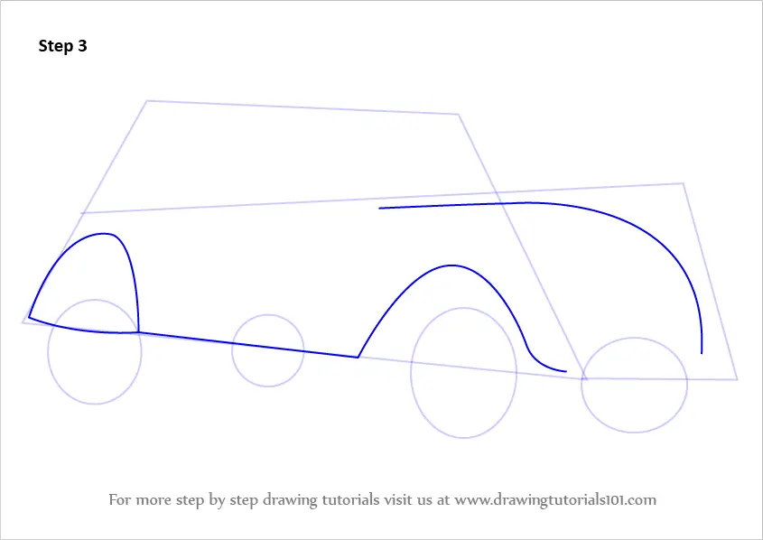 Learn How to Draw a Vintage Car (Vintage) Step by Step : Drawing Tutorials