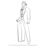 How to Draw Manfred von Karma from Ace Attorney