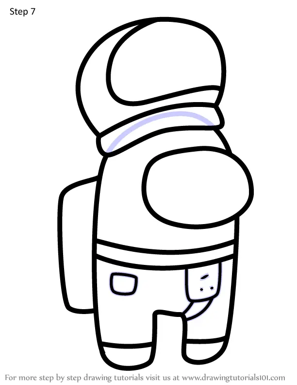 Learn How to Draw Astronaut from Among Us (Among Us) Step by Step ...