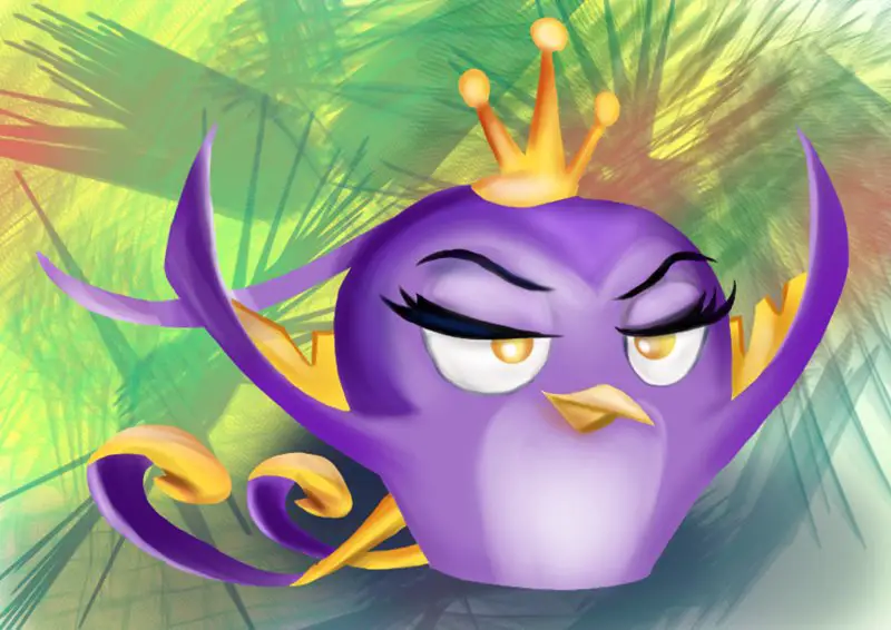 How to Draw Gale from Angry Birds. 