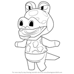 How to Draw Alli from Animal Crossing