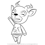 How to Draw Beau from Animal Crossing