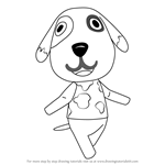 How to Draw Bones from Animal Crossing